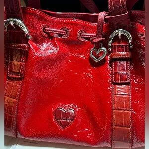 Brighton bright red Heart ❤️ purse! So nice!